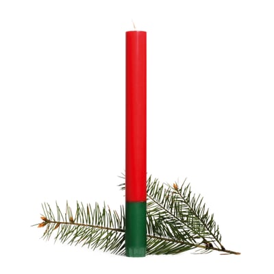 Stabkerze Weihnacht, Adventskranz
