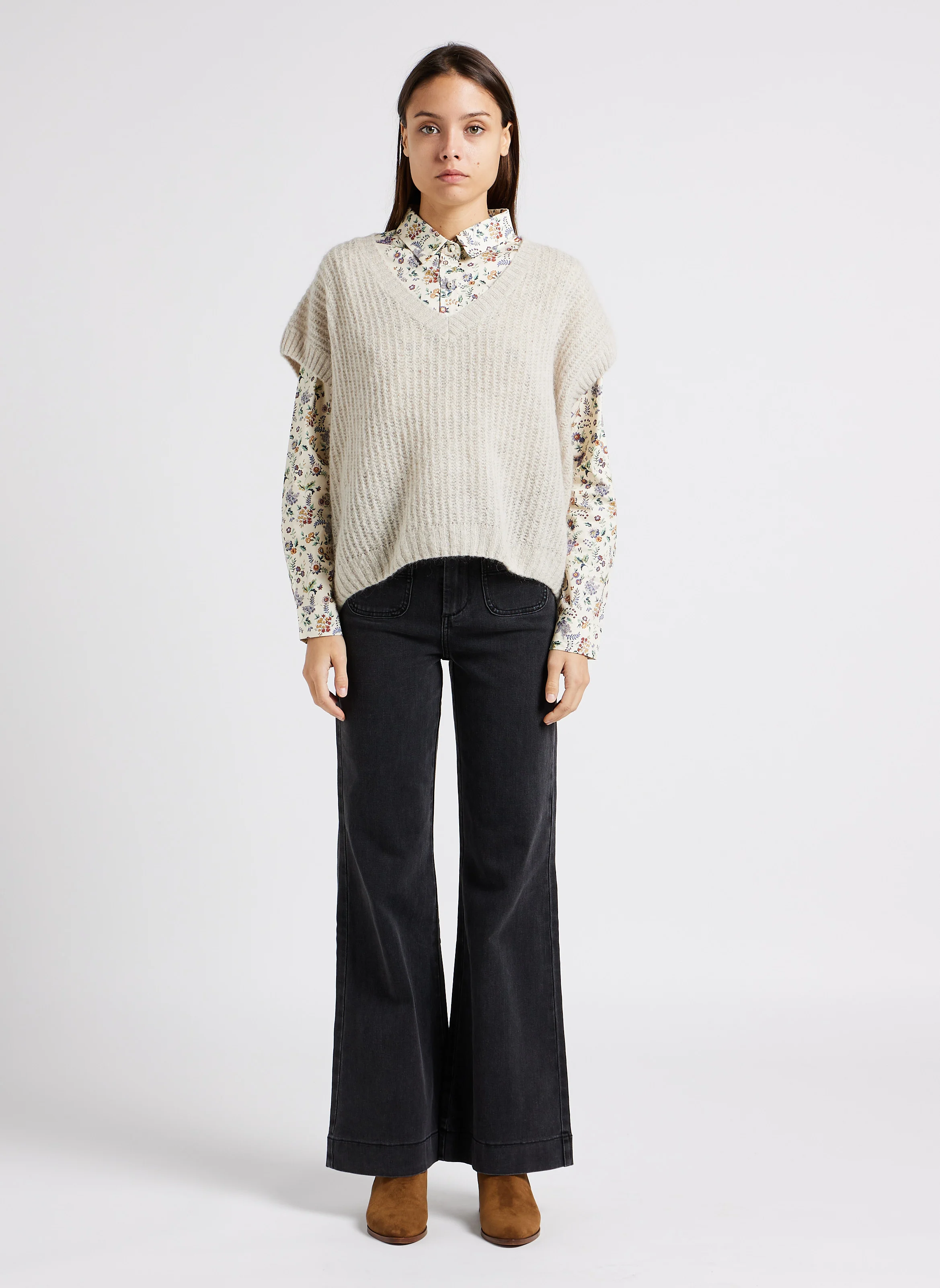 N°408 - Bottines en cuir | Marron