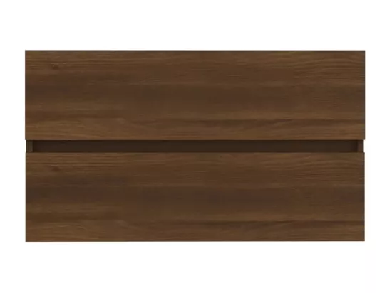 Armoire d'évier Chêne marron 80x38,5x45 cm Bois d'ingénierie
