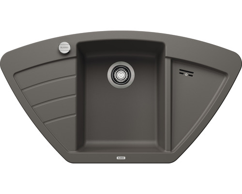 Blanco ZIA 9 E spoelbak, 930 x 510 mm, vulkanisch grijs, 527394