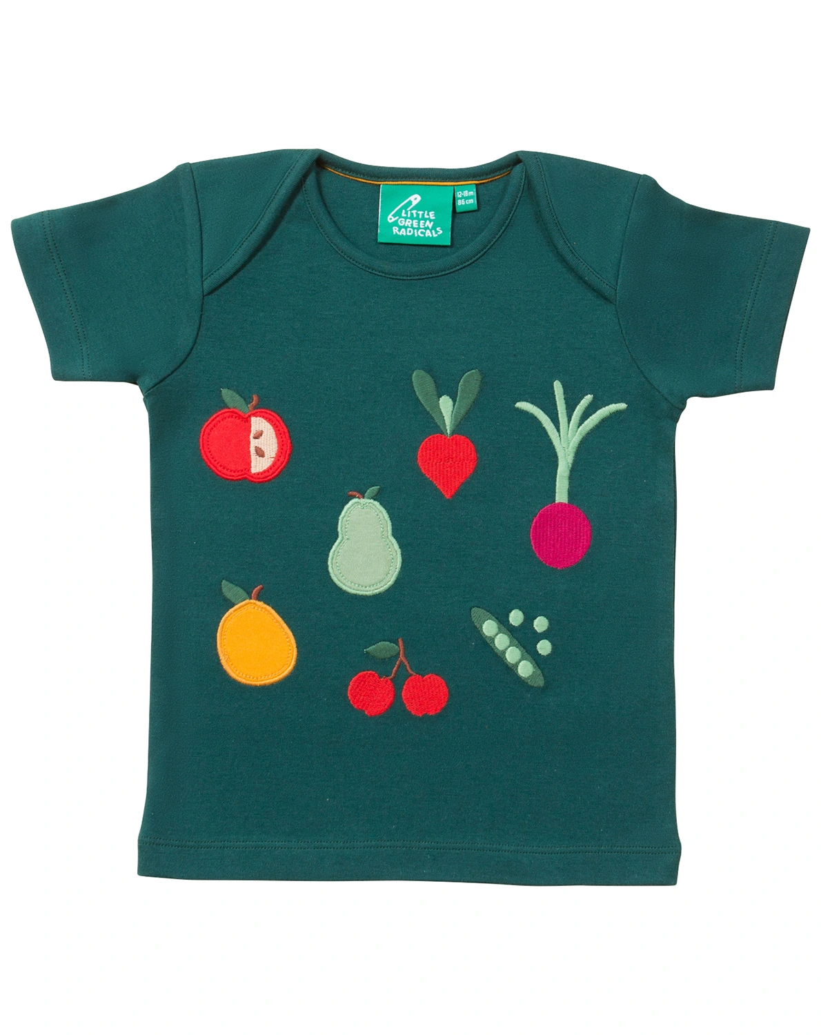 T-Shirt OBST & GEMÜSE in grün
