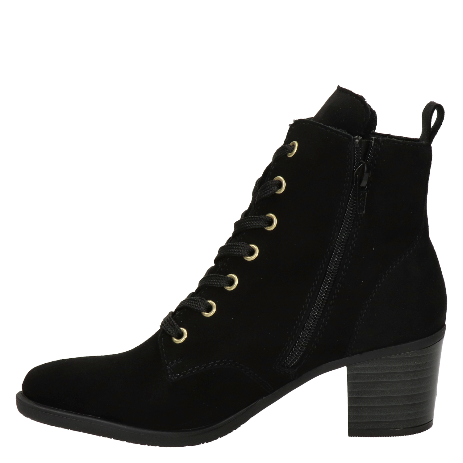 dames veterboot Rieker Zwart