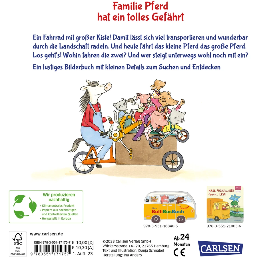 Carlsen Heute fährt das kleine ... Pferd!