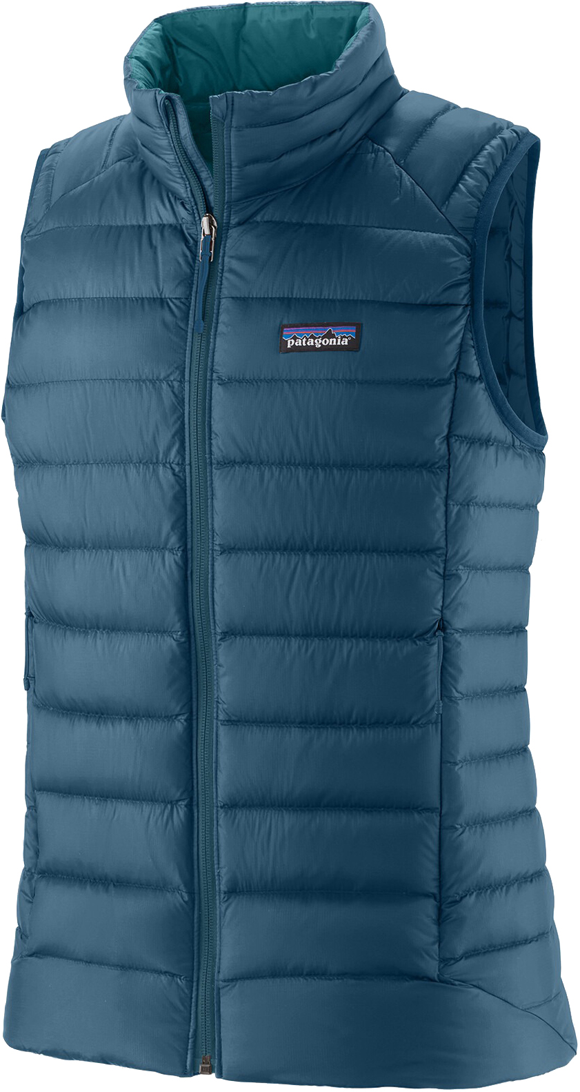 Down Sweater Vest Dame Lagom Blue