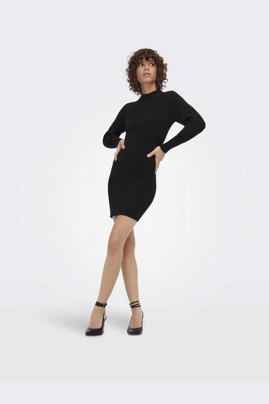 JDY JDYmagda L/S Volume Sleeve Dress Knt