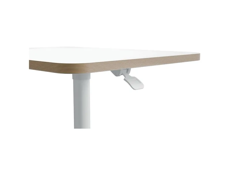 Leitz Ergo hæve-sænke skrivebord med hjul 60x80 cm hvid