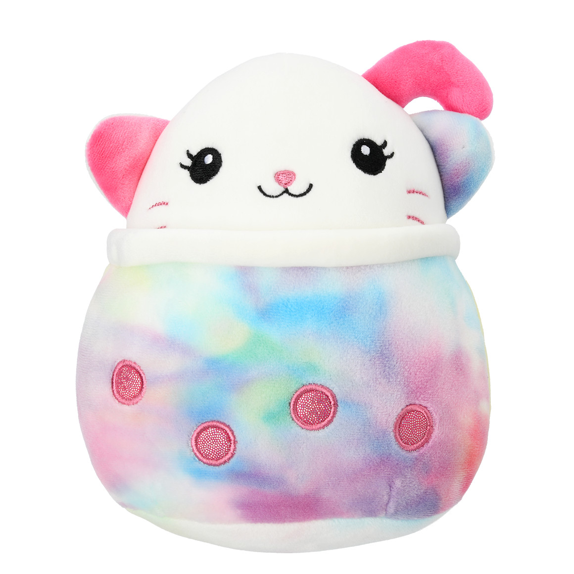 Topolino Candy World Plüschtier mit Gesicht weiss / bunt