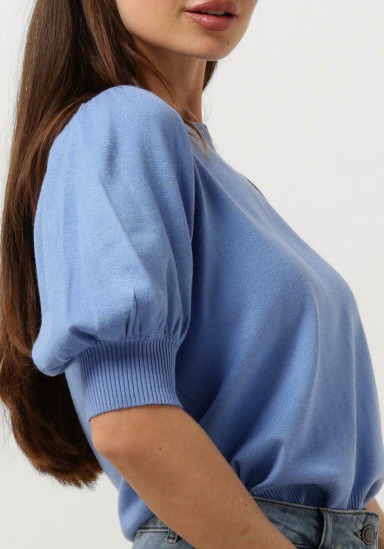 MINUS lichtblauwe minus top liva knit tee