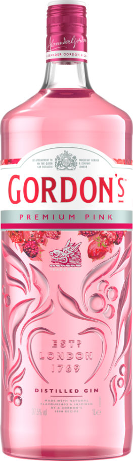 GORDON'S GIN PREMIUM PINK 1LTR