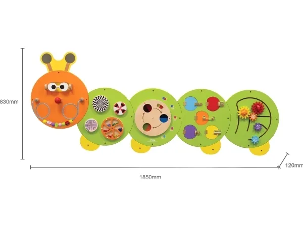 Viga 44557FSC Wall-mounted educational board - caterpillar