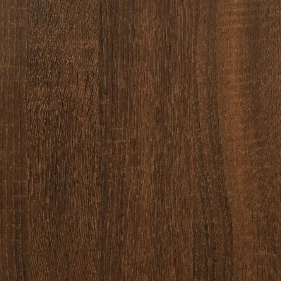 vidaXL - Nachtkastje - Bruin - Bewerkt hout