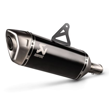 Silencieux Akrapovic Titane noir embout Titane - Gris / Noir