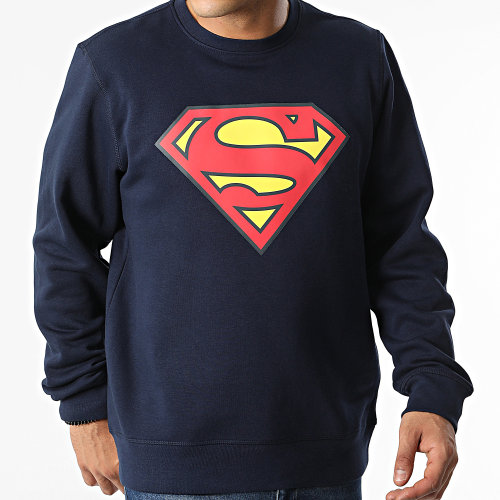 Sweat Crewneck Big Front Logo Bleu Marine