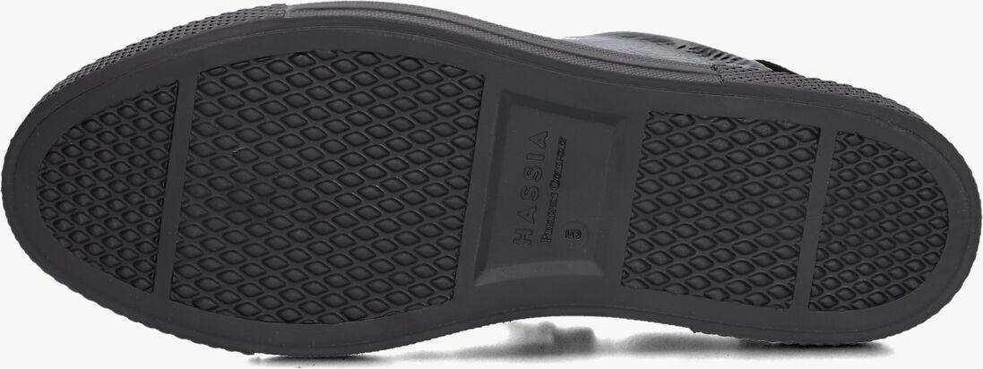 zwarte hassia lage sneakers asti