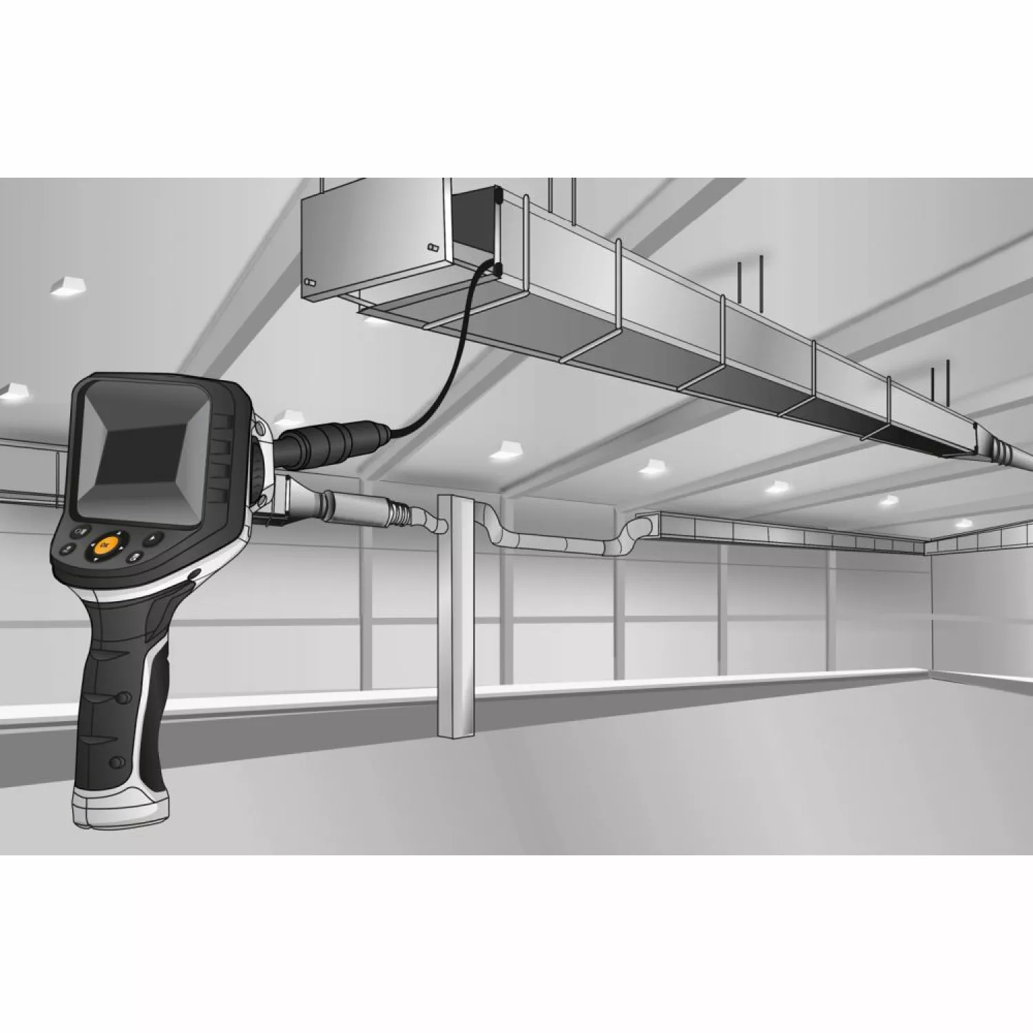 Laserliner VideoFlex G4 Inspectiecamera in koffer - 9mm x 1,5m