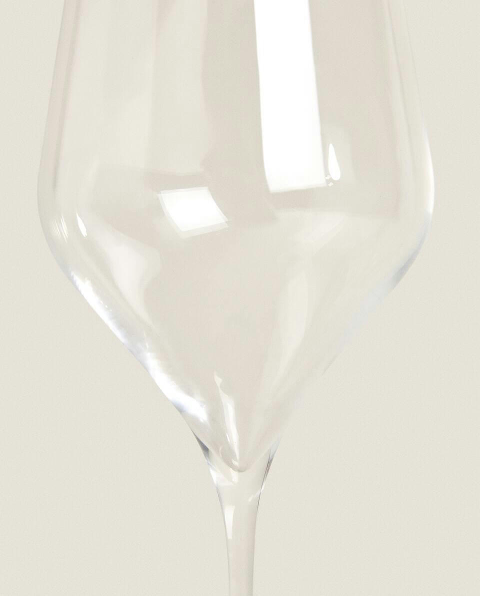 TAÇA DE VINHO DE CRISTAL SIMPLES