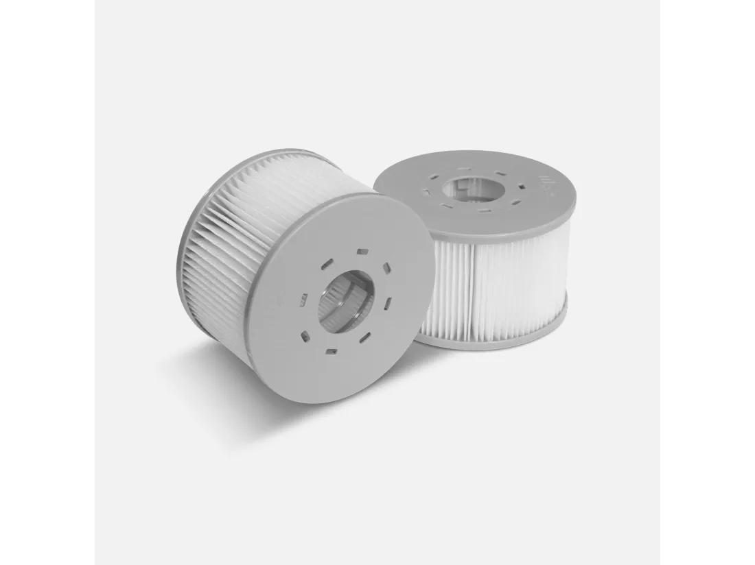Lot de 2 cartouches filtrantes pour spas MSPA 10.6 cm - compatible avec SPA 2020 - 2 Cartouches filtrantes de remplacement pour spa gonflable mspa
