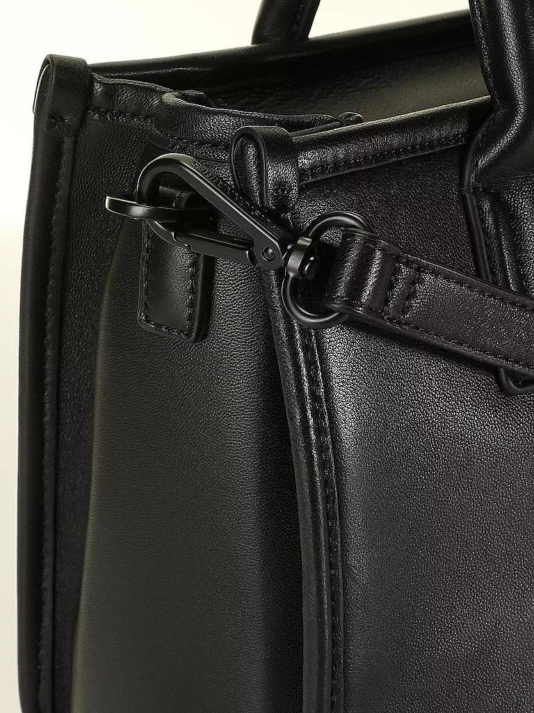 LES VISIONNAIRES Ledertasche - Tote Bag   LENA SILKY schwarz