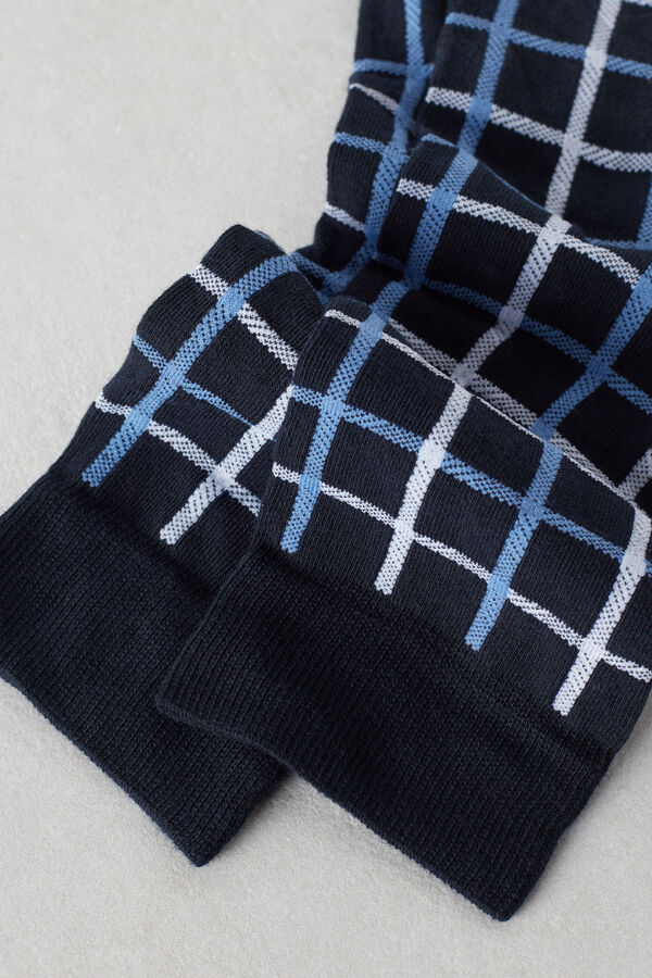 Meias curtas de algodão estampadas