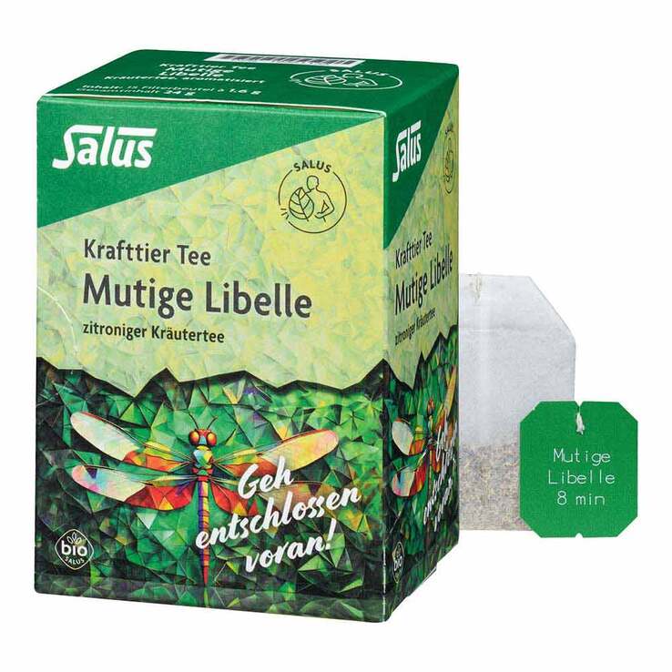 Krafttier Tee Mutige Libelle Bio Salus Filterbeutel , 15 St