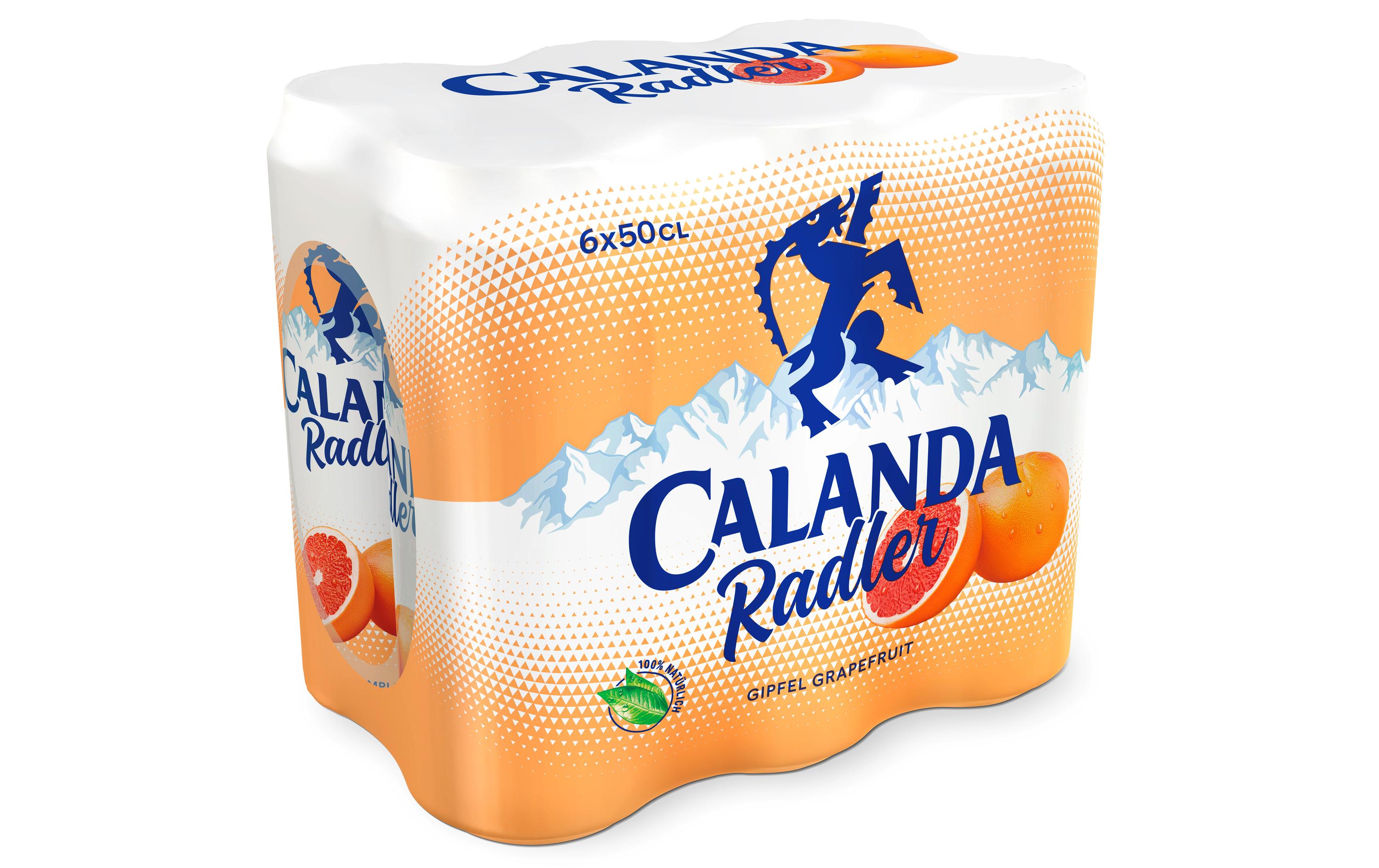 Bier Radler Grapefruit 6 x 0.5 lAlkoholhaltiges Biermischgetränk aus der Schweiz