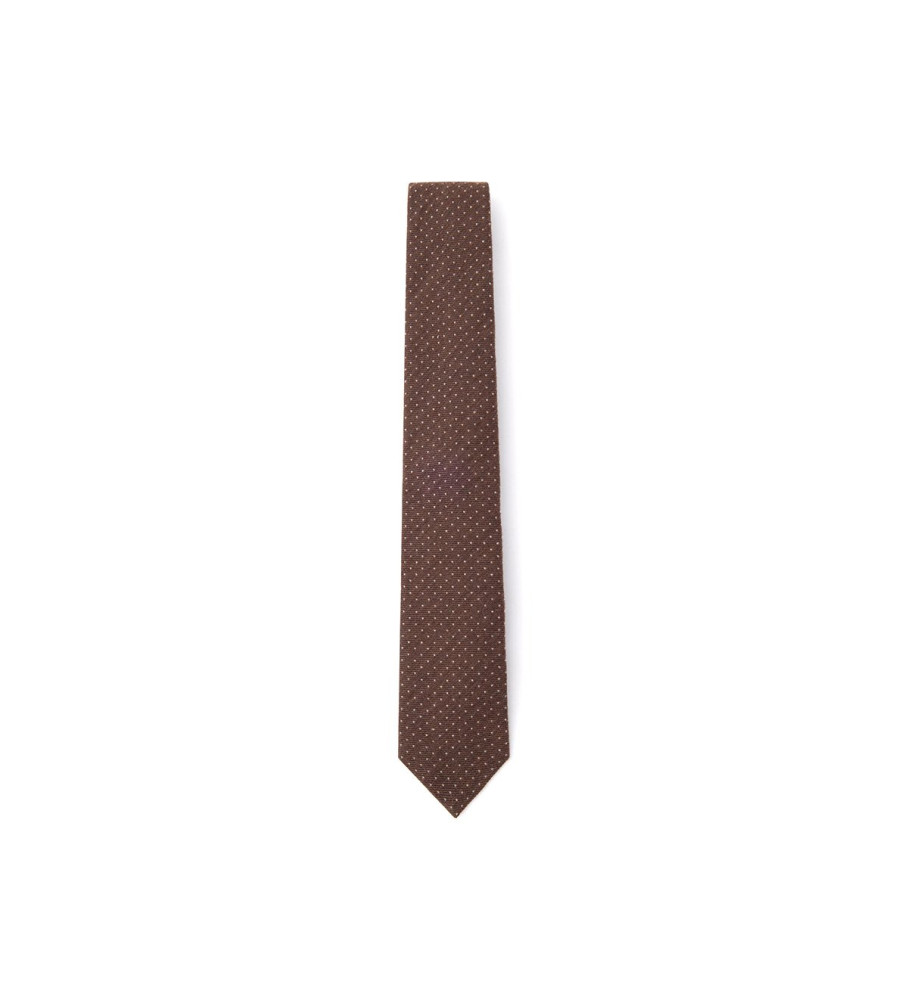 Gravata Hackett Mini Dot Marrom