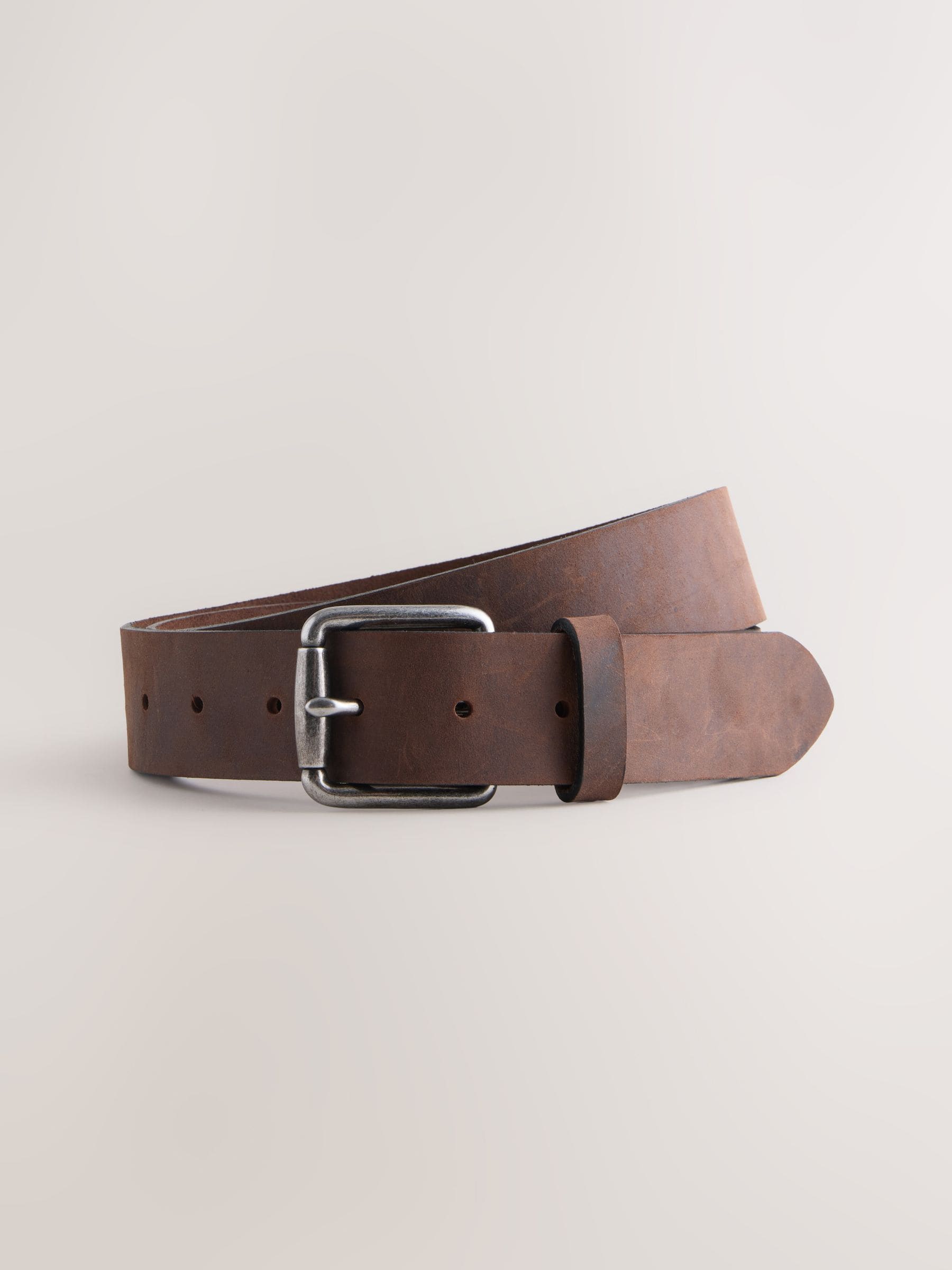 Bruin - Casual leren riem