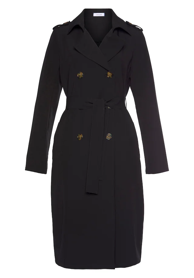 LASCANA Trenchcoat , zum Regulieren, leichter Damenmantel ohne Futter, casual-chic