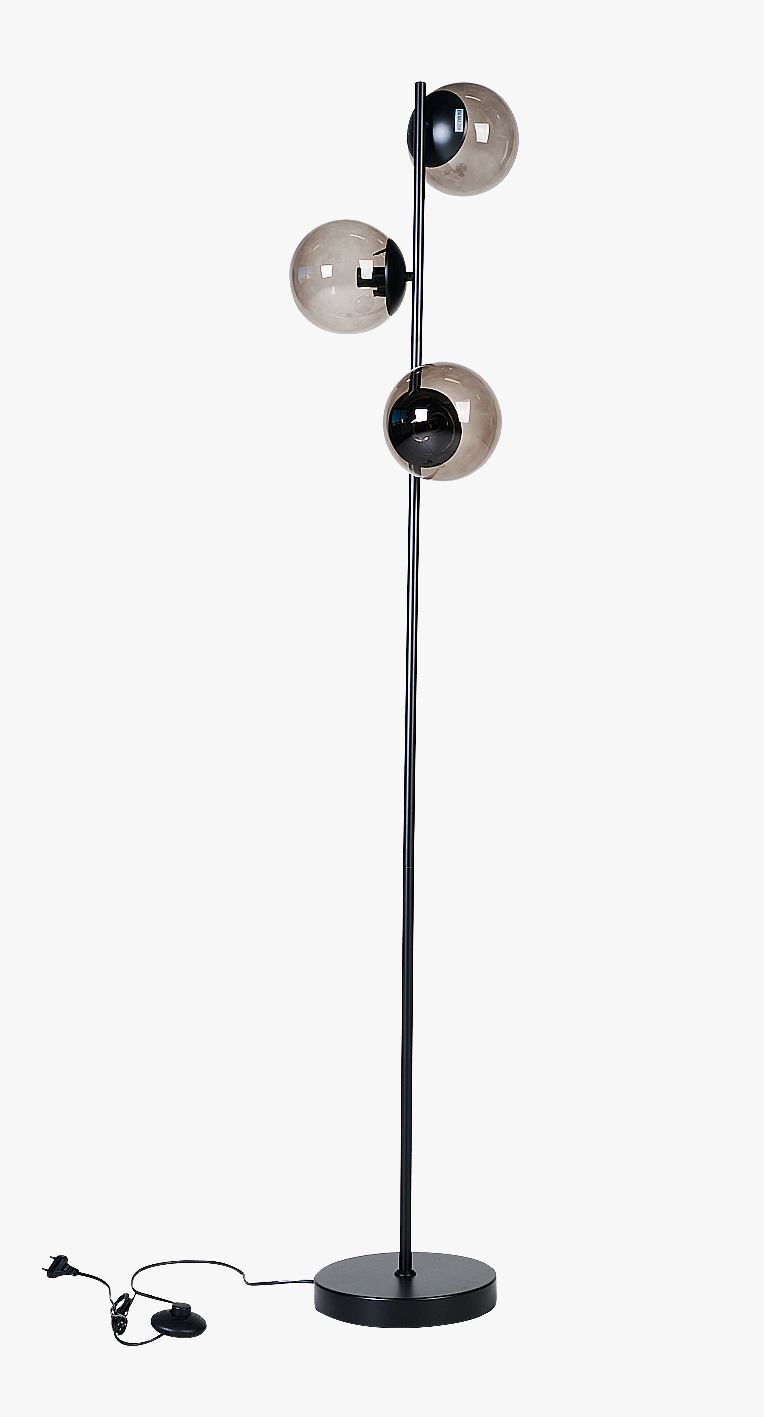 Gulvlampe svart - 23x154 cm