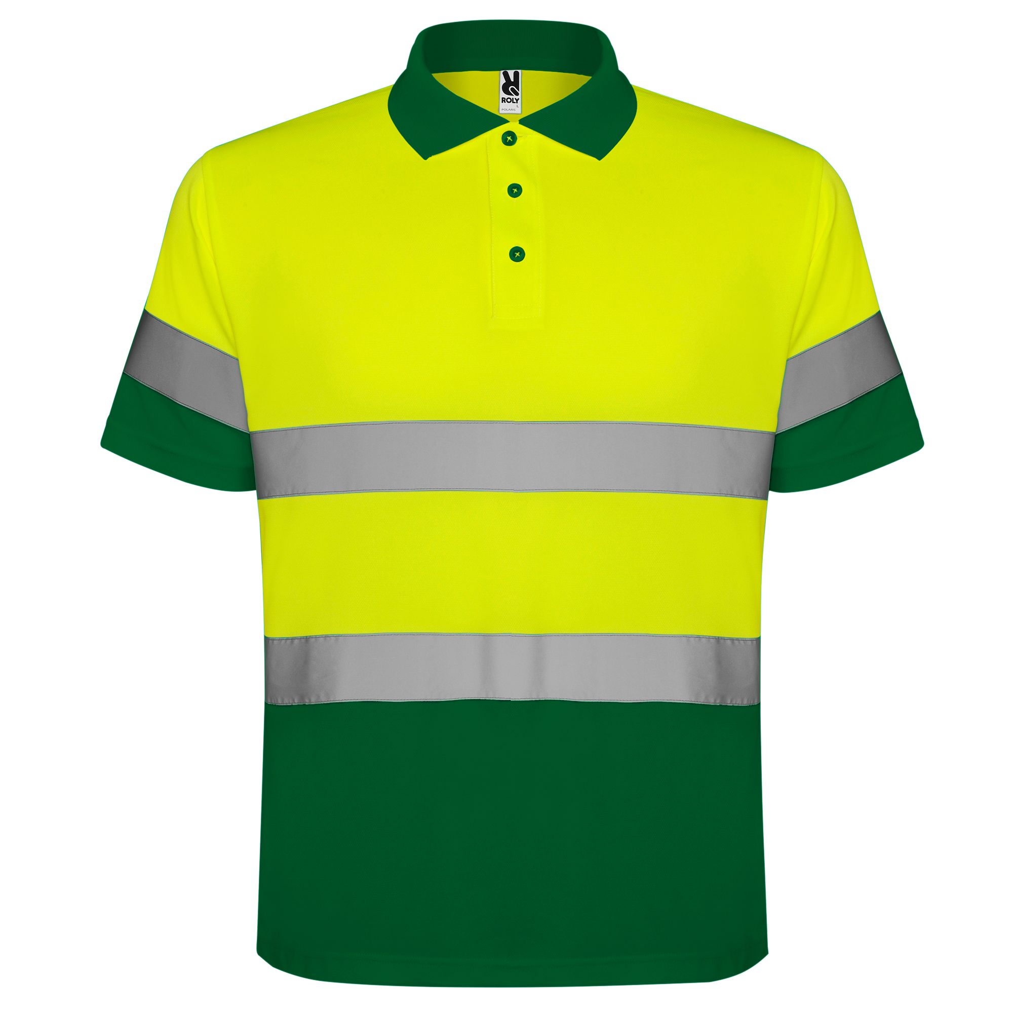 Roly HV9302 - POLARIS Polo technique manches courtes haute visibilité