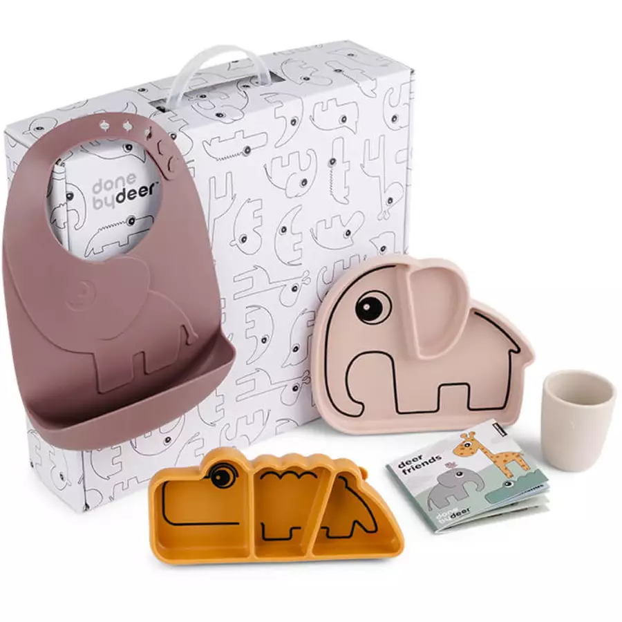 Done by Deer™ Geschenkbox Stick & Stay Farbmix Rosa