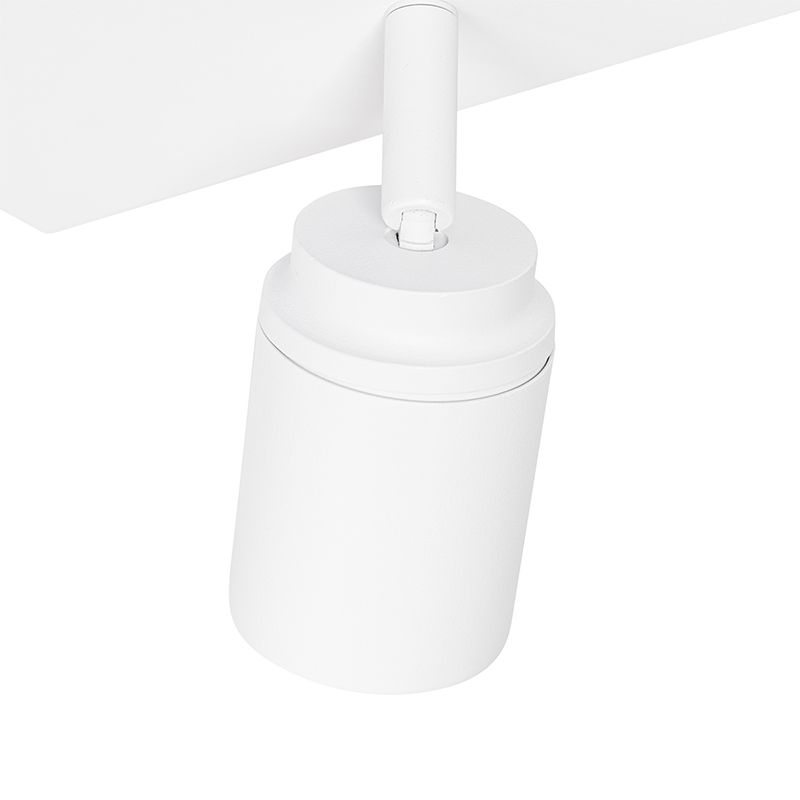 Moderne badkamer spot wit vierkant 3-lichts IP44 - Ducha
