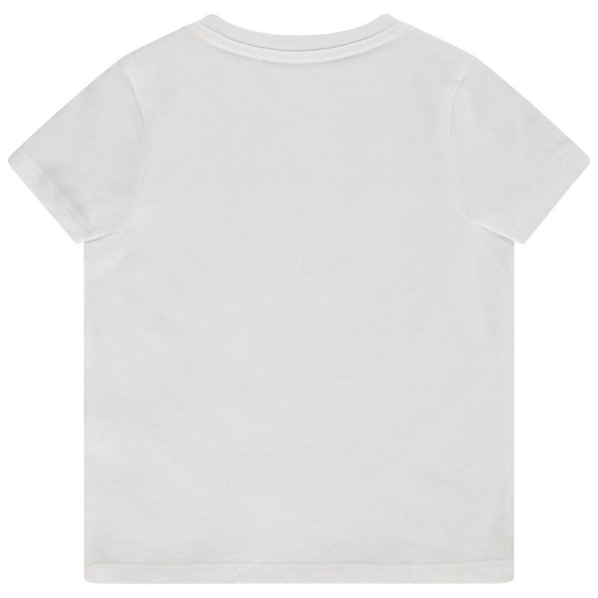 T-shirt manches courtes avec print fantaisie pour bébé garçon - Blanc
