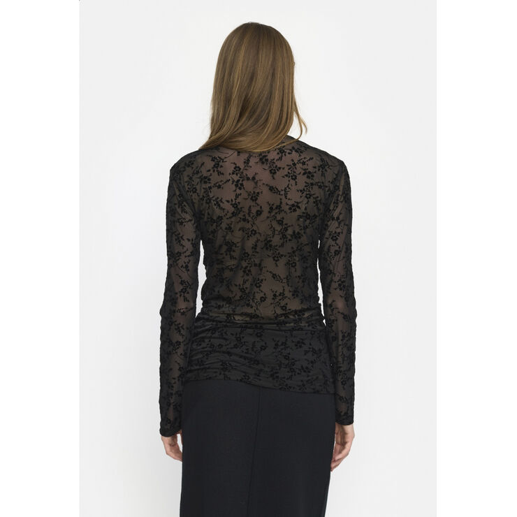 Soft Rebels SRTalula Twist V-neck Top Black
