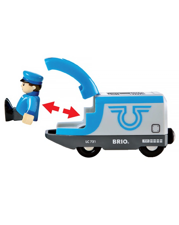 BRIO Blauer Reisezug (Batteriebetrieb) 3-teilig