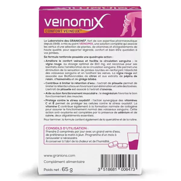Granions Veinomix 60 comprimidos