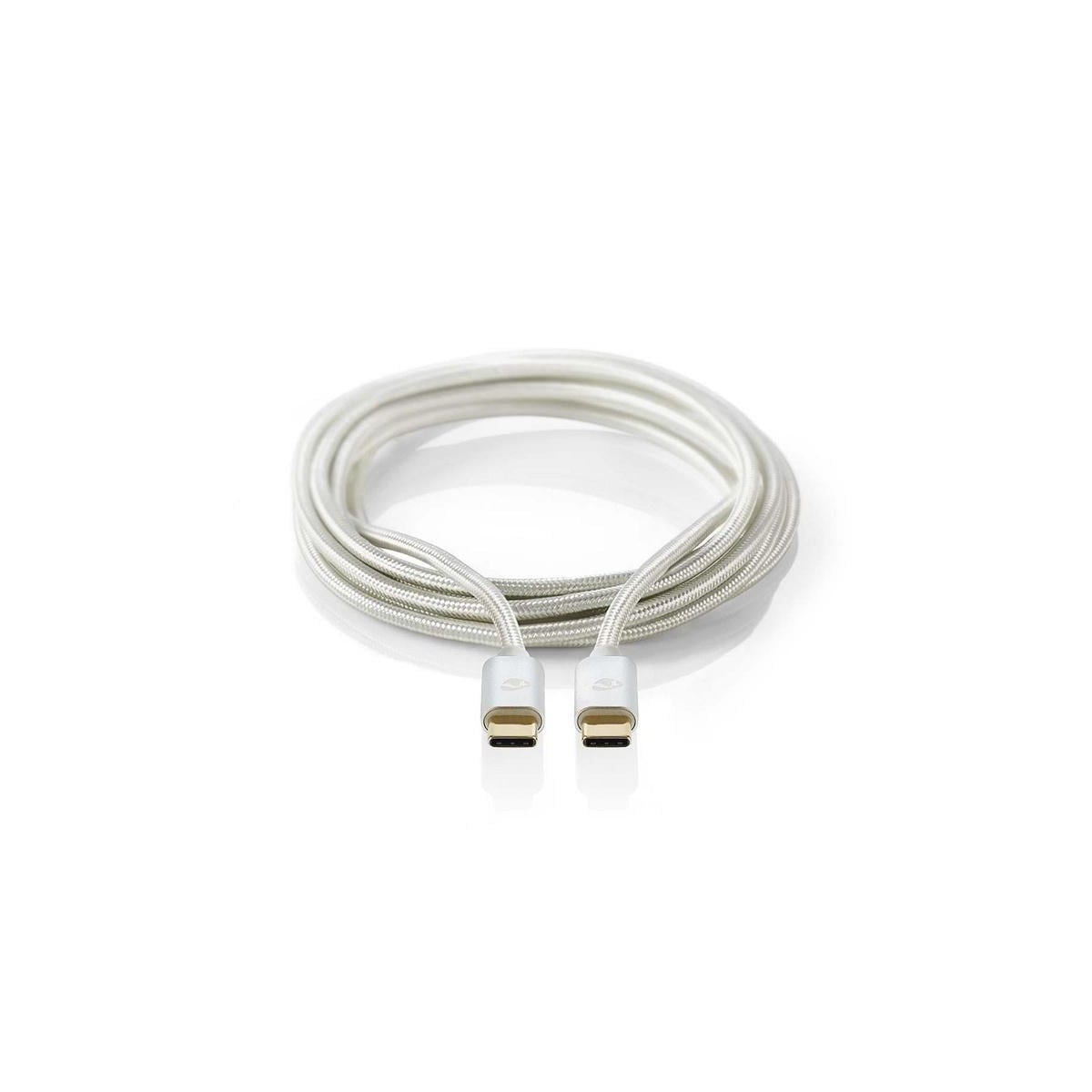 USB 3.1 GEN 2 Sync, Lade- og AV-Støttekabel | Gullbelagt 1,0 m | USB-Câ„¢ Hann til