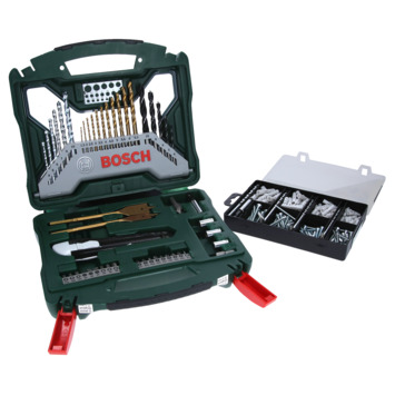 Bosch X-line accessoireset  50 stuks   bevestigingsset 173 stuks