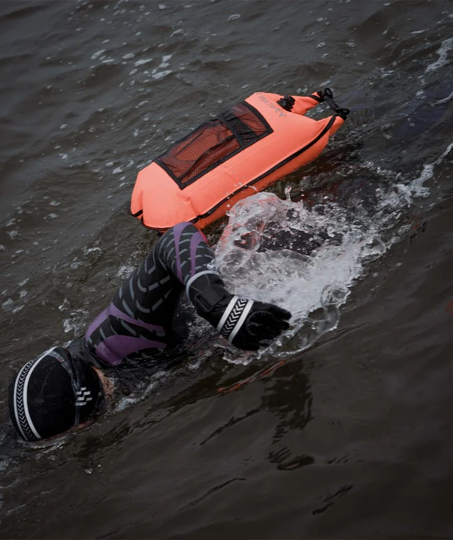 Watery havtaske til svømning - Pro 28L - Fluo Gul