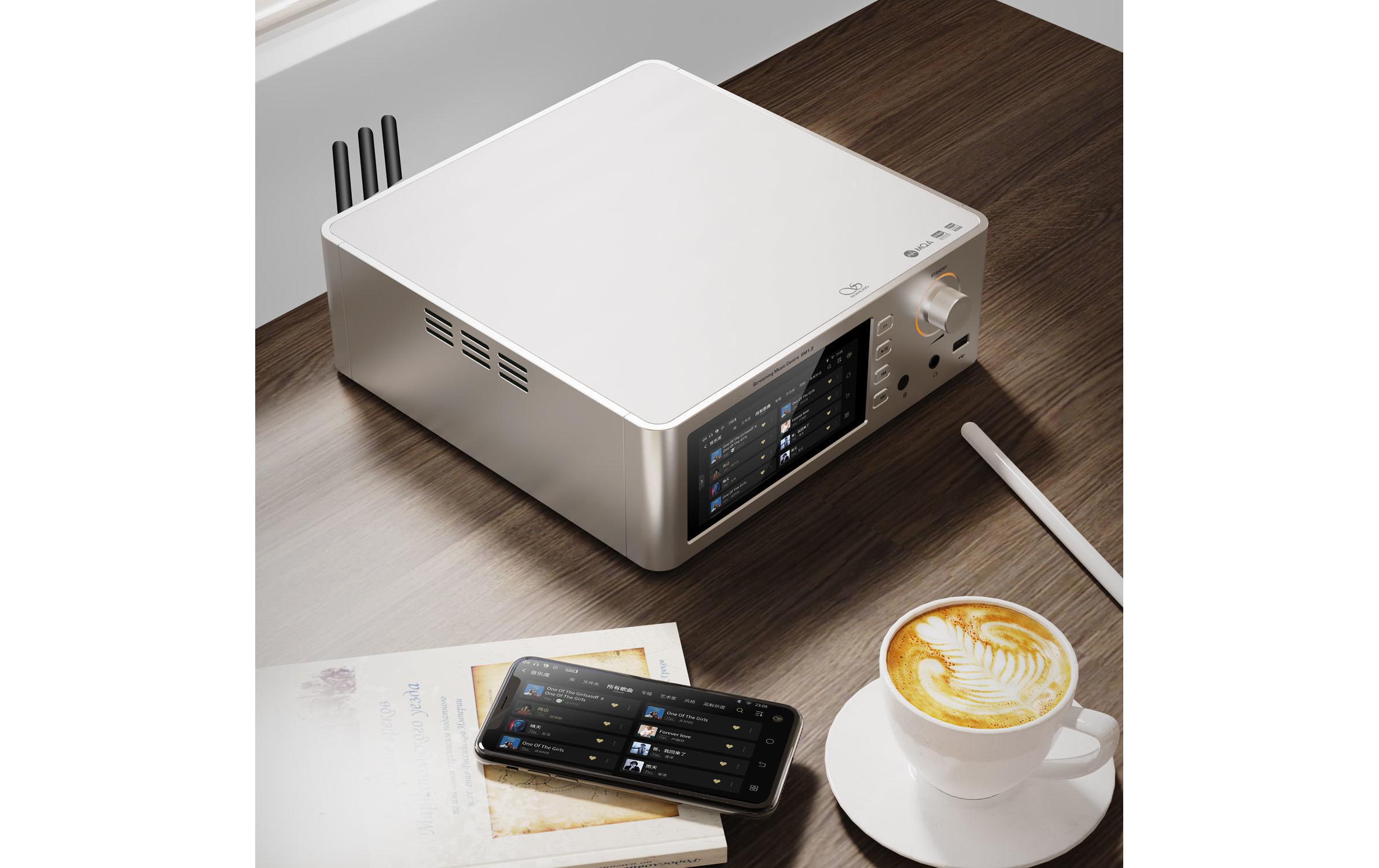 SM1.3 HiFi-Streamer Silber<br>High-Fidelity-Audio-Streamer