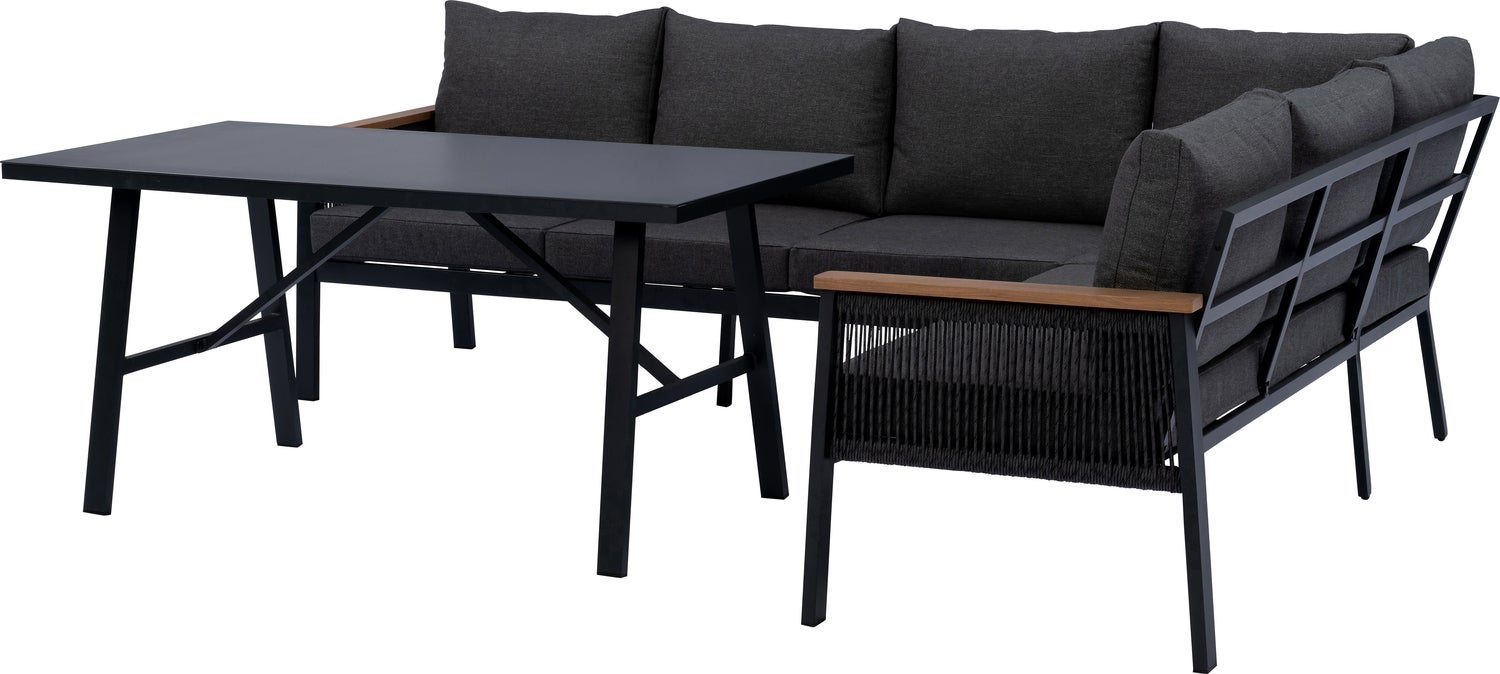Intratuin 6-zits loungeset Sem zwart