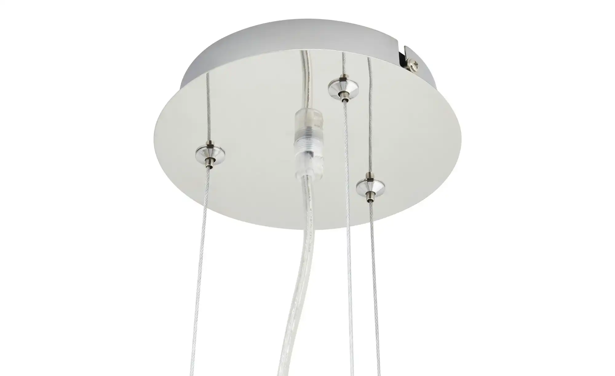 KHG LED-Pendelleuchte, Rauchglas mit Acryltropfen