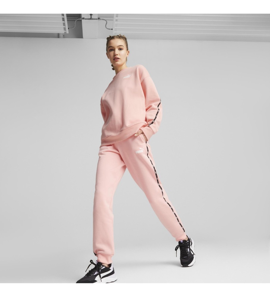 Puma Sudadera Essential Tape rosa