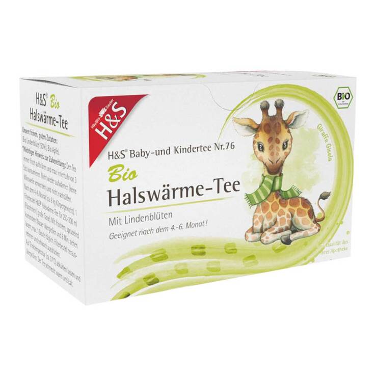 H&S Bio Halswärme-Tee Baby- und Kindertee Fbeutel , 20X1.5 g