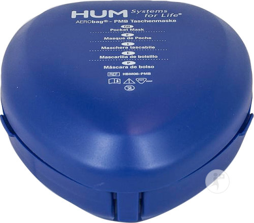 Henrotech AeroBAG Masque De Poche Bleu 1 Pièce