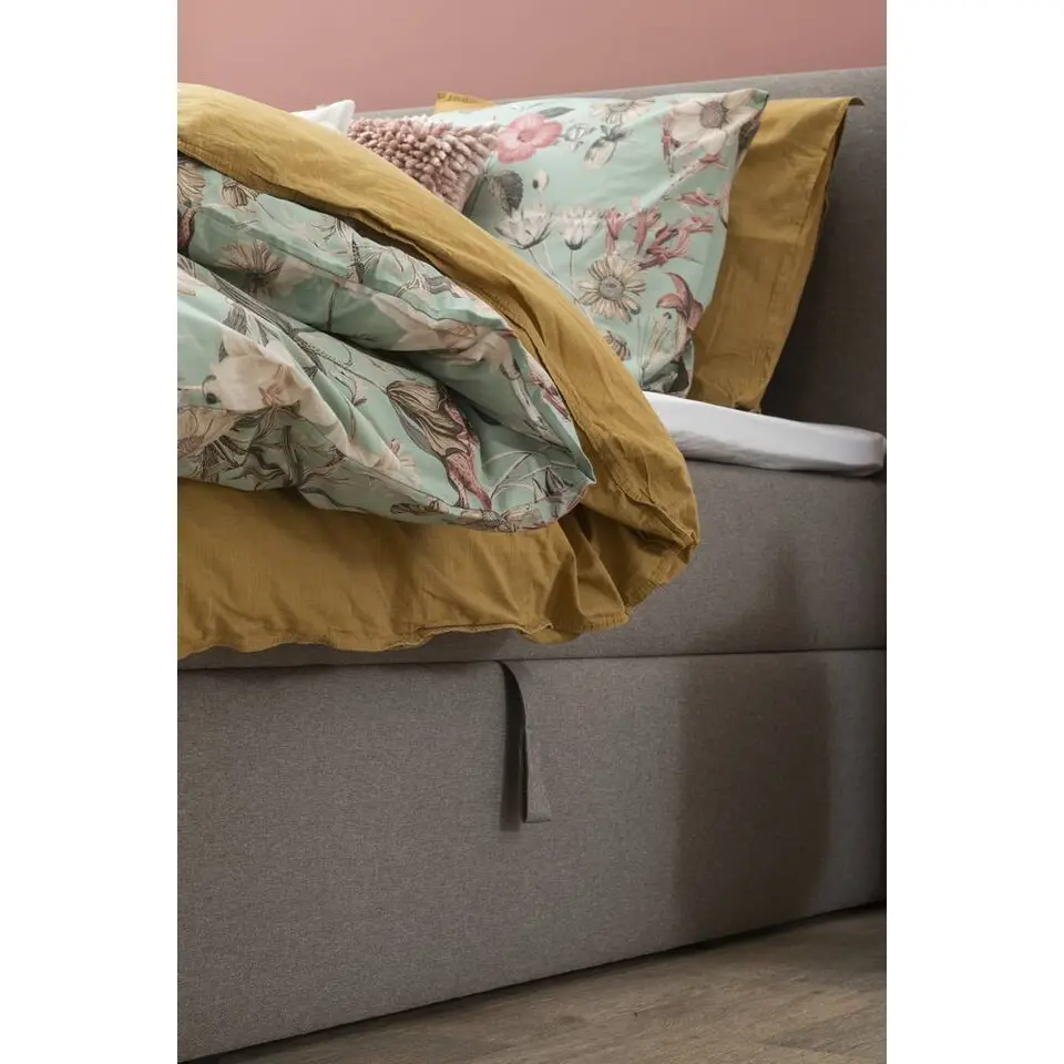 Boxcombinatie met opbergruimte Orebro 6-delig - taupe - 180x200 cm