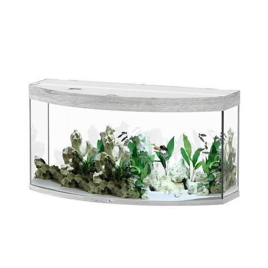 Aquarium Sublime Horizon 120 Led 2.0 Pro Chêne Blanc L.120,4xP.49cm