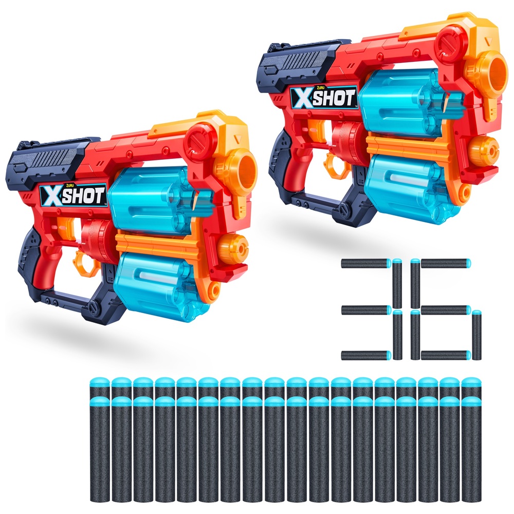XSHOT Excel Xcess 2er-Pack Blaster mit 36 Darts von ZURU