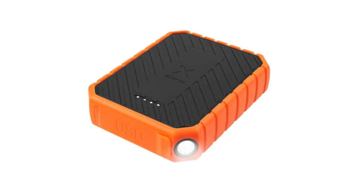 XtormXtreme Powerbank Rugged 18W - 10.000 mAh  (Oranje/zwart, IP65)