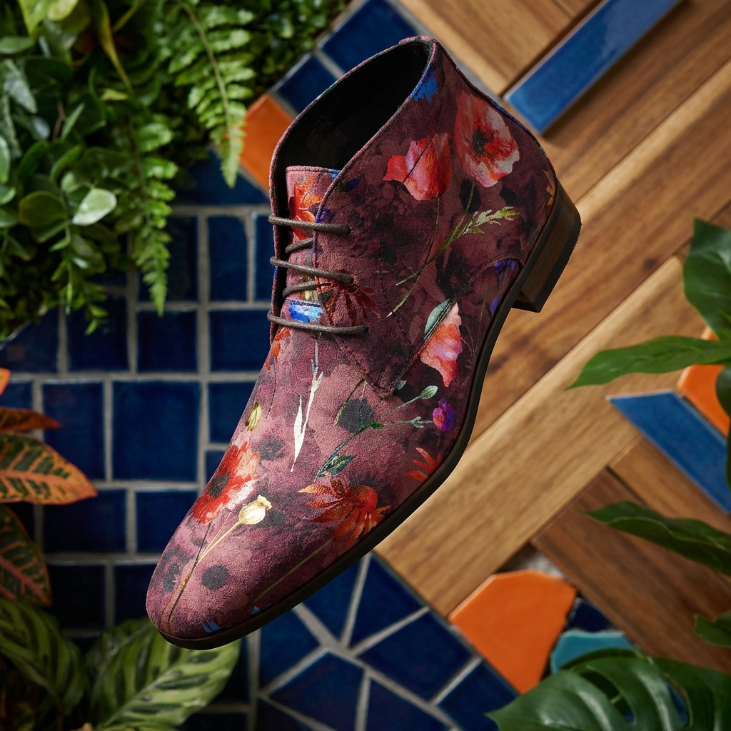 Rosso Velour Flora High - PRE-ORDER